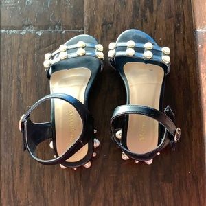 Black high heels for kids